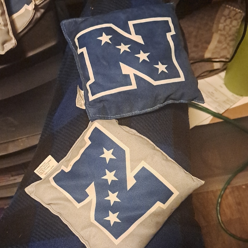 NFC Logo Cornhole Bags 2 Complete Sets New England Patriots